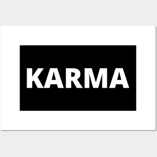 karma shirt Posters and Art